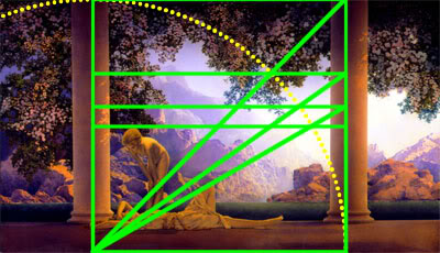 Daybreak, by Maxfield Parrish